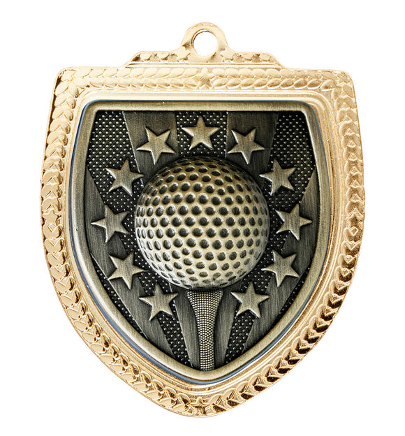 Shield Medals - Golf