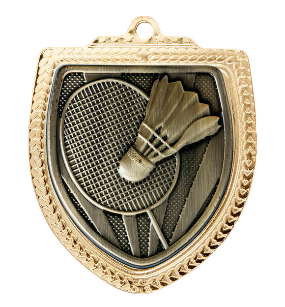 Shield Medals - Badminton