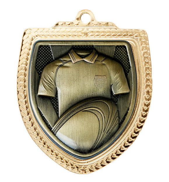 Shield Medals - Rugby Shirt