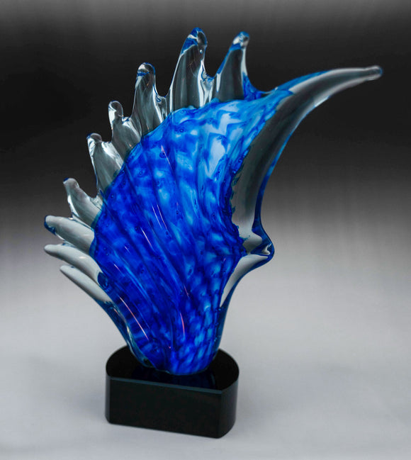 Art Glass Sculpture - Pisces