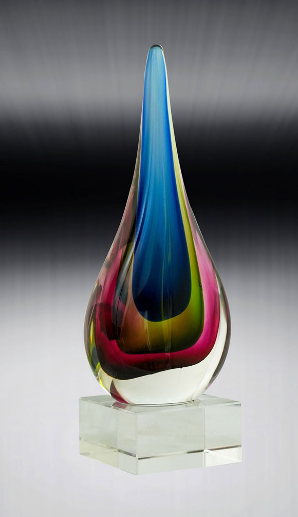 Art Glass Sculpture - Rainbow