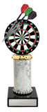 Darts figure with tubing and marble